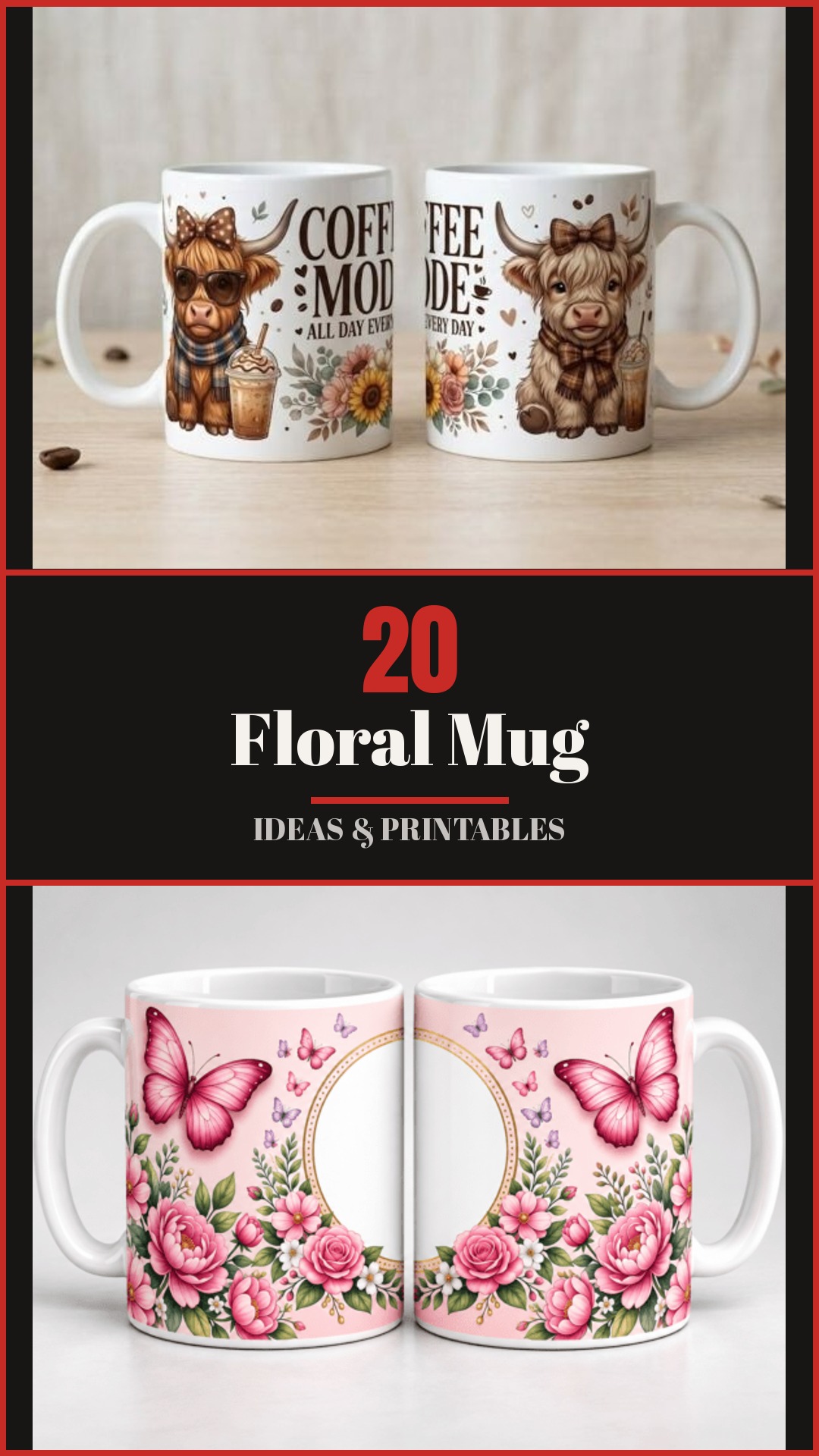 20 Floral Mug